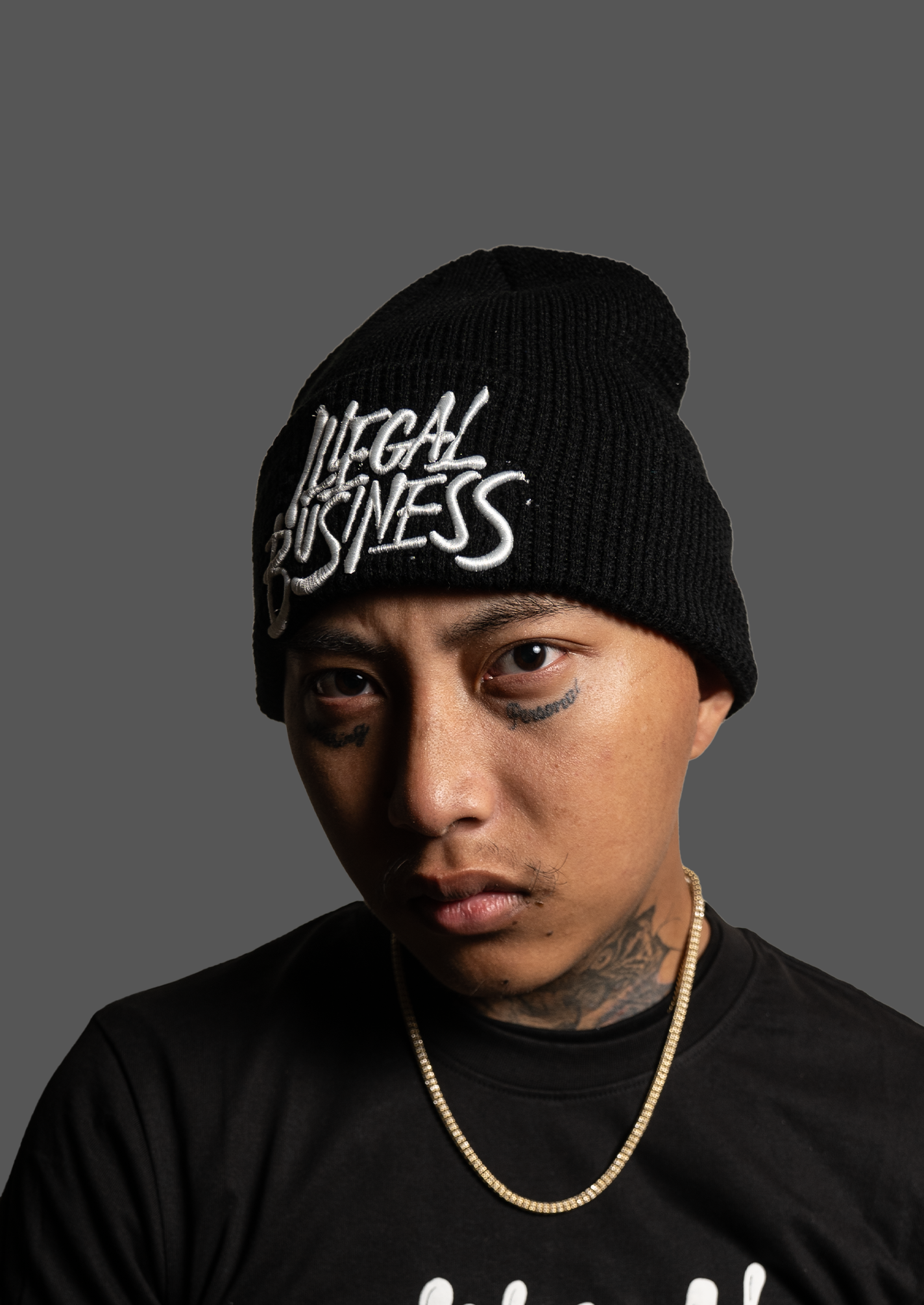 Illegal Black Beanie