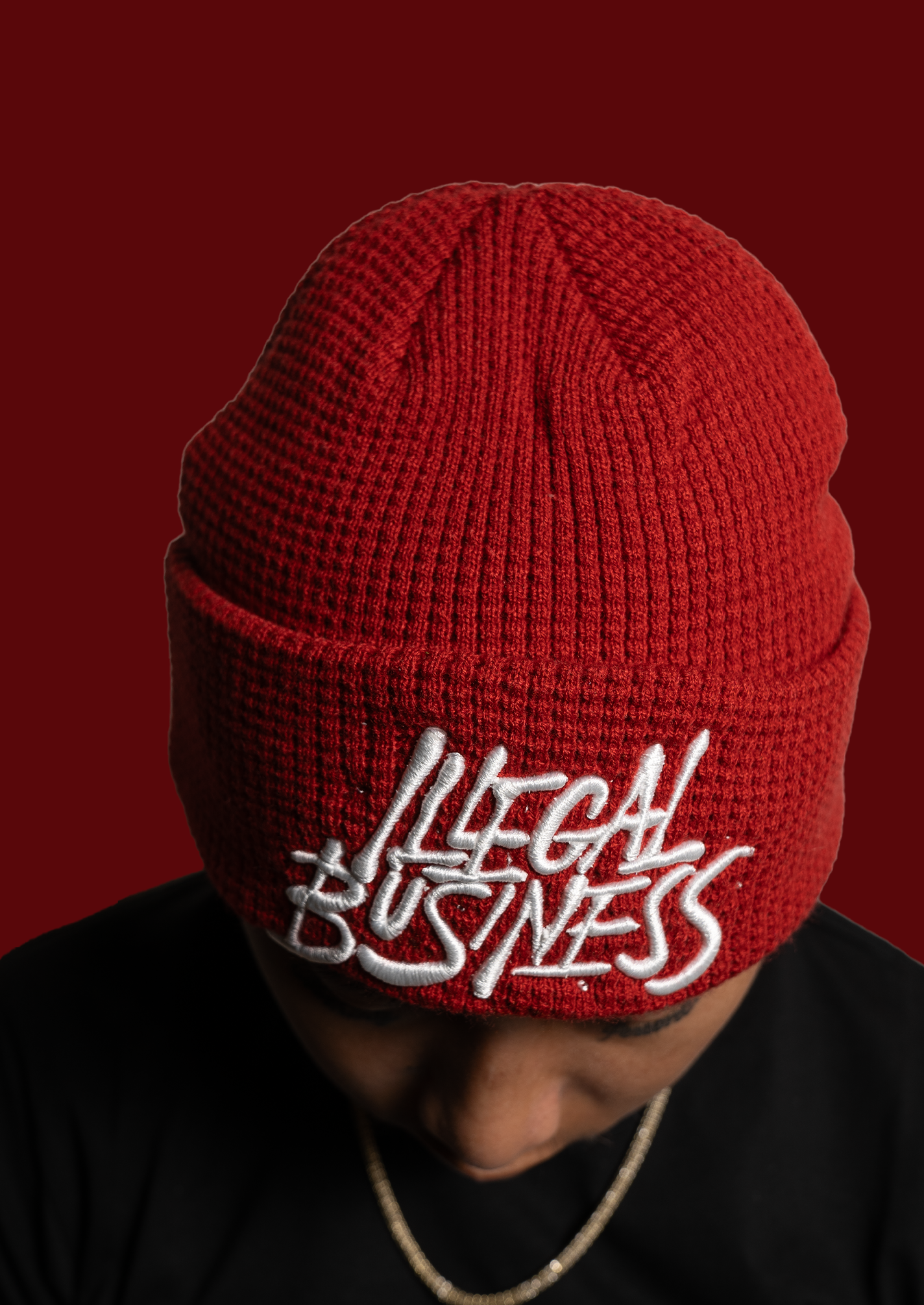 Illegal Dark Red Beanie
