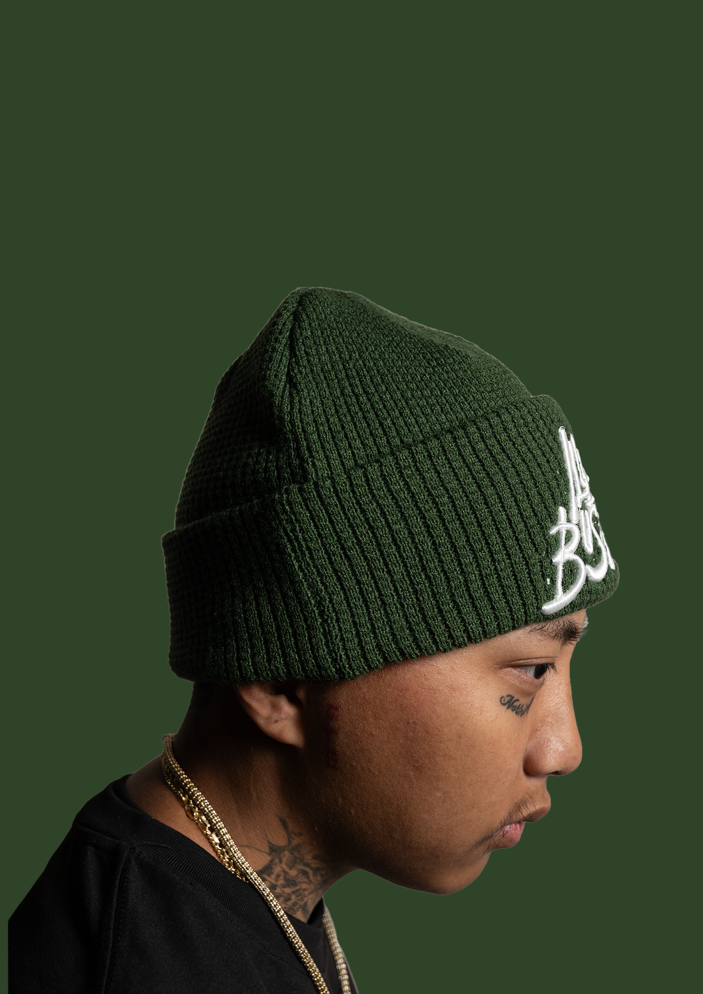 Illegal Olive Green Beanie