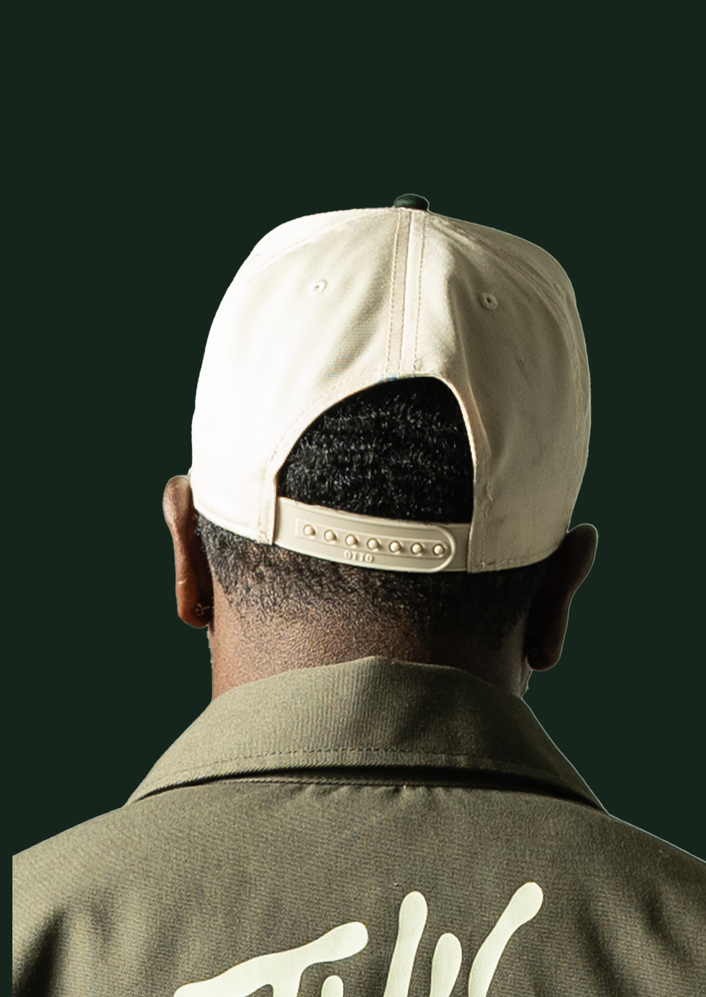 Green/Cream (Off-White) Snapback