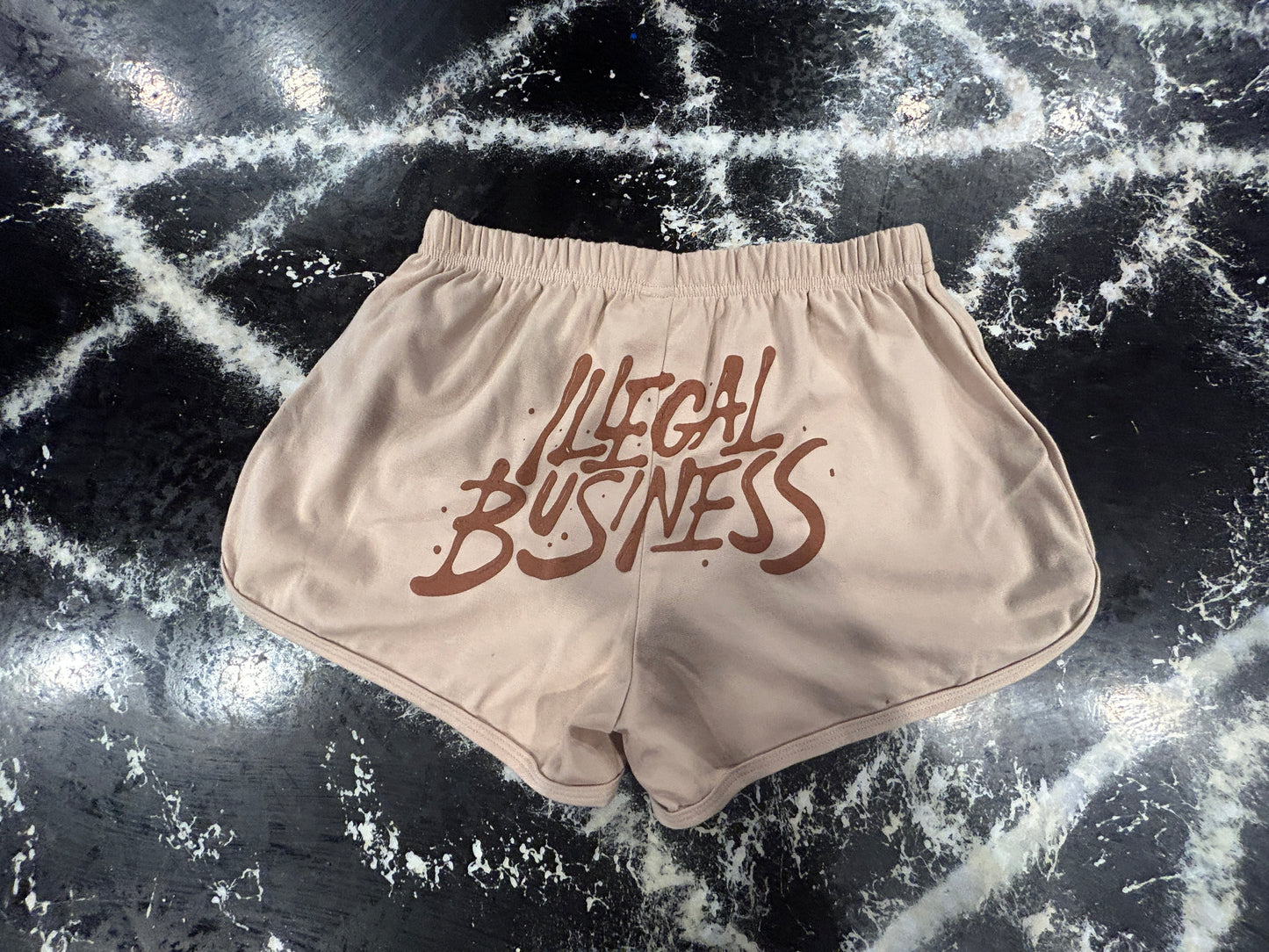 Illegal Business Logo SET Shirt & Shorts - Brown/Brown