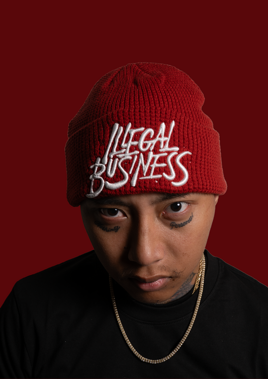 Illegal Dark Red Beanie