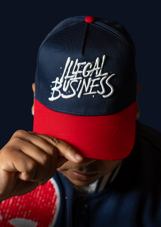 Illega Business Snapback - Navy/Red