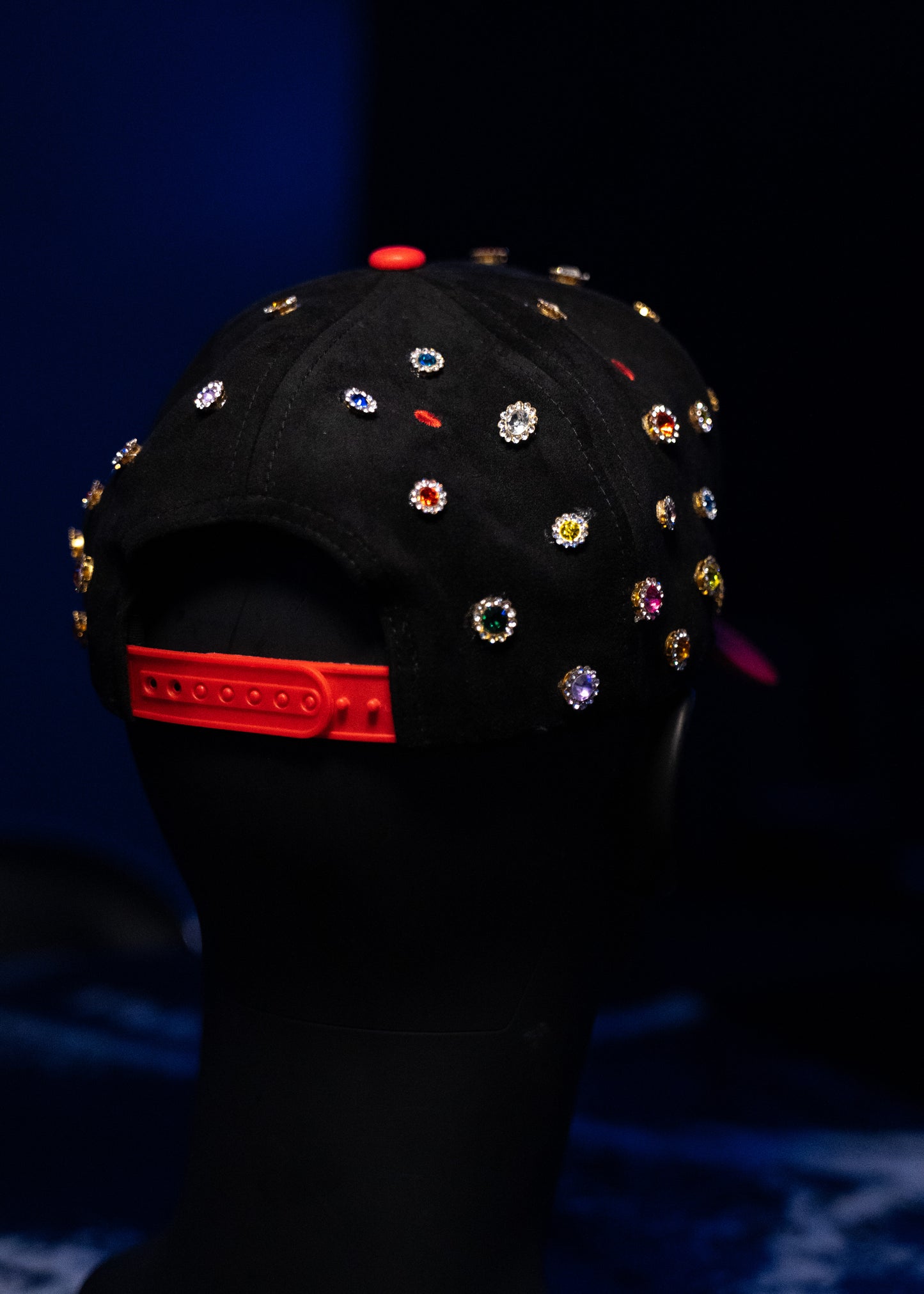The Illegal A-Frame Crown Jewel Snapback - Black / Red